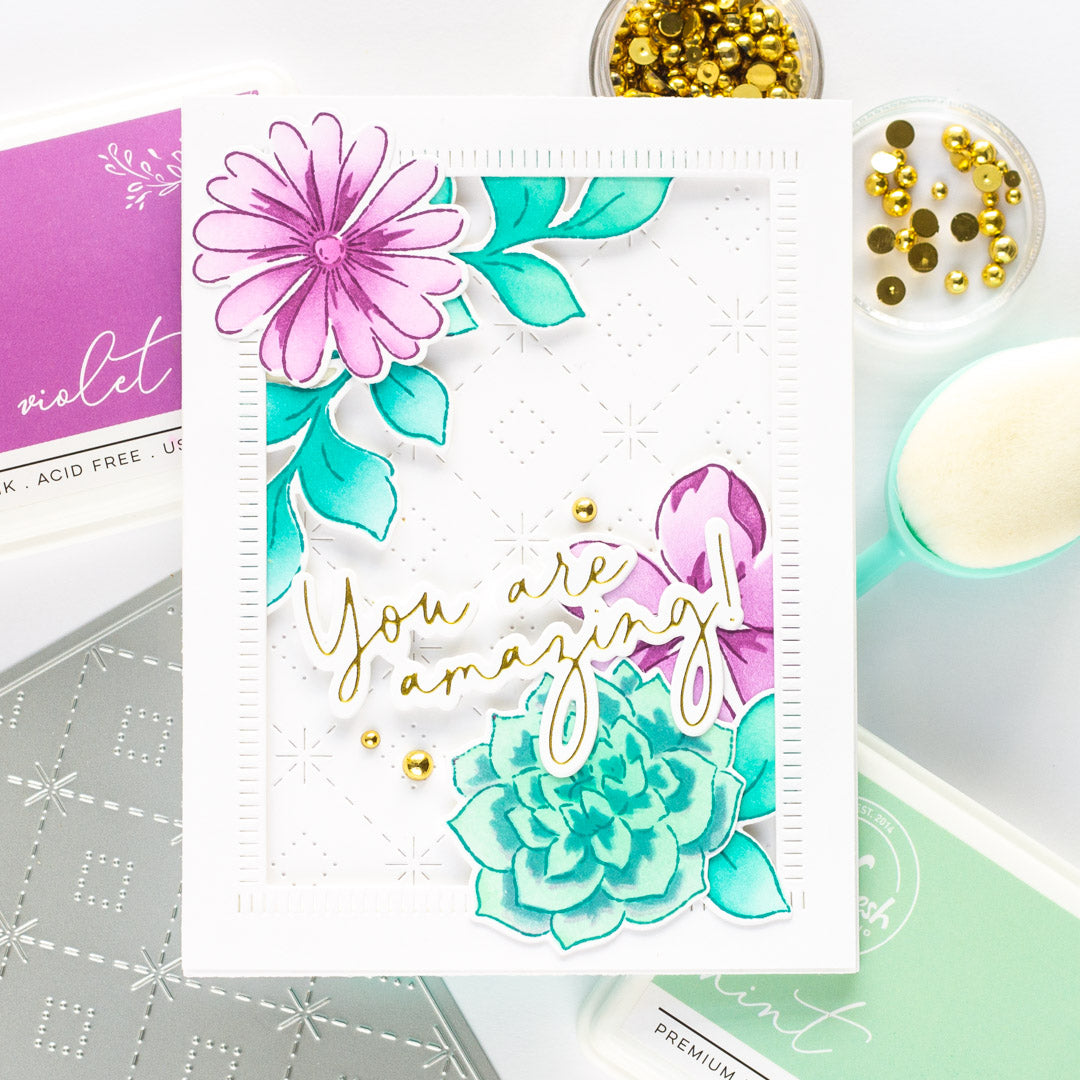 Essentials: Blanket Stitched Rectangle die set