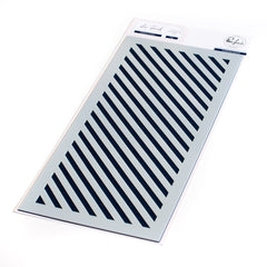 Slimline Diagonal Stripe Stencil