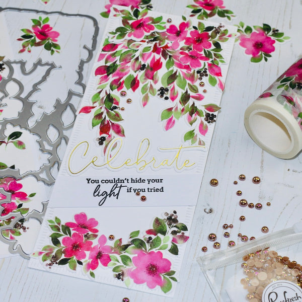 Stamp + Washi Tape for your Travel Notebook Spread – Pinkfresh Studio