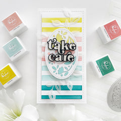 Slimline Horizontal Stripe Stencil