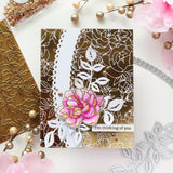 Peony Print hot foil