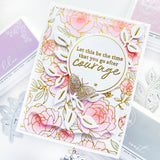 Peony Print hot foil