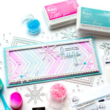 Double Chevron Layering Stencil set
