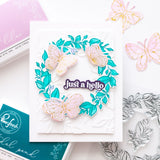 Small Butterflies hot foil plate