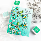 Folk Floral Stem stamp