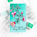 Folk Floral Stem stamp