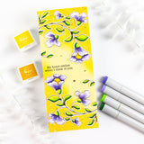 Folk Floral Stem hot foil