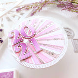 Layered Sunburst Stencil set