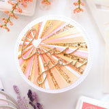Essentials: Diagonal Stitched Circles Die Set