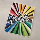 Layered Sunburst Stencil set