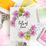 Whimsical Blooms stencil