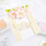Fancy Script Words hot foil