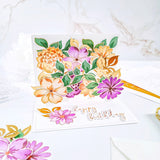 Fancy Script Words hot foil
