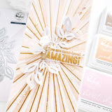 Slimline Layered Starburst layering stencil set