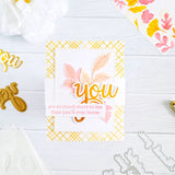 Dainty Plaid stamp