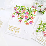 Fuchsias Washi stamp