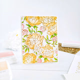 Peony Print hot foil