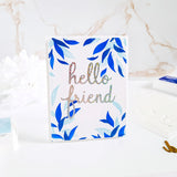 Phrase Builder: Hello hot foil