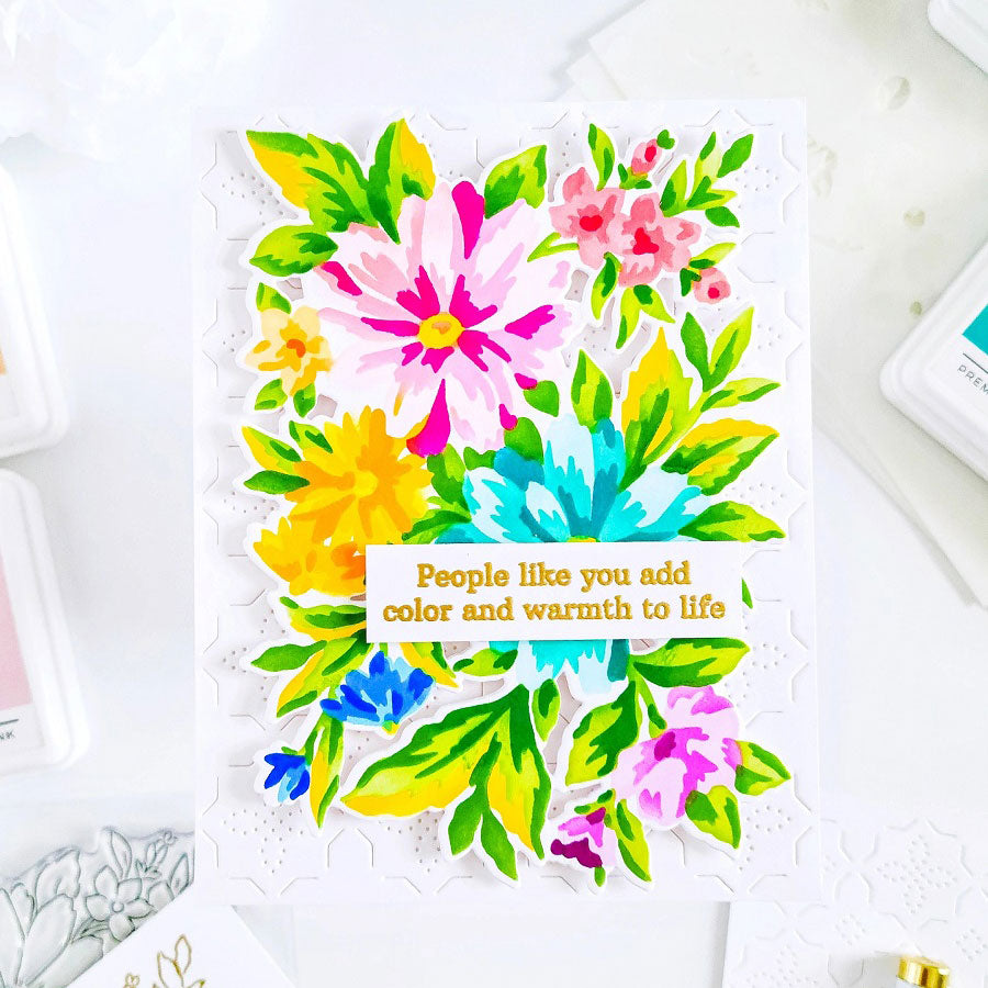 Painted Daisies die