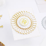 Spiral circle die