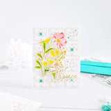 With Sympathy hot foil