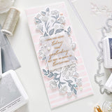 Gradiating Stripes Stencil