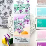 Fuchsias Washi stamp