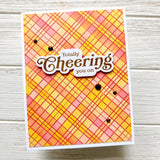 Dainty Plaid stamp