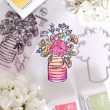 Inky Bouquet stencil