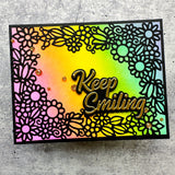 Floral Outline Frame die