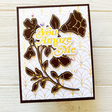 Folk Floral Stem die