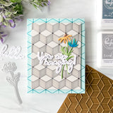 Fancy Script Words hot foil