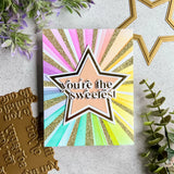 Layered Sunburst Stencil set
