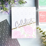 Peony Print stamp