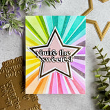 Layered Sunburst Stencil set