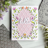 Fancy Script Words hot foil