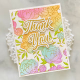 Peony Print hot foil