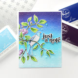 Songbirds on Branches hot foil