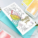 Butterflies layering stencil set