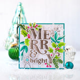 Merry & Bright hot foil