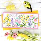 Slim diagonal stitched rectangles die set