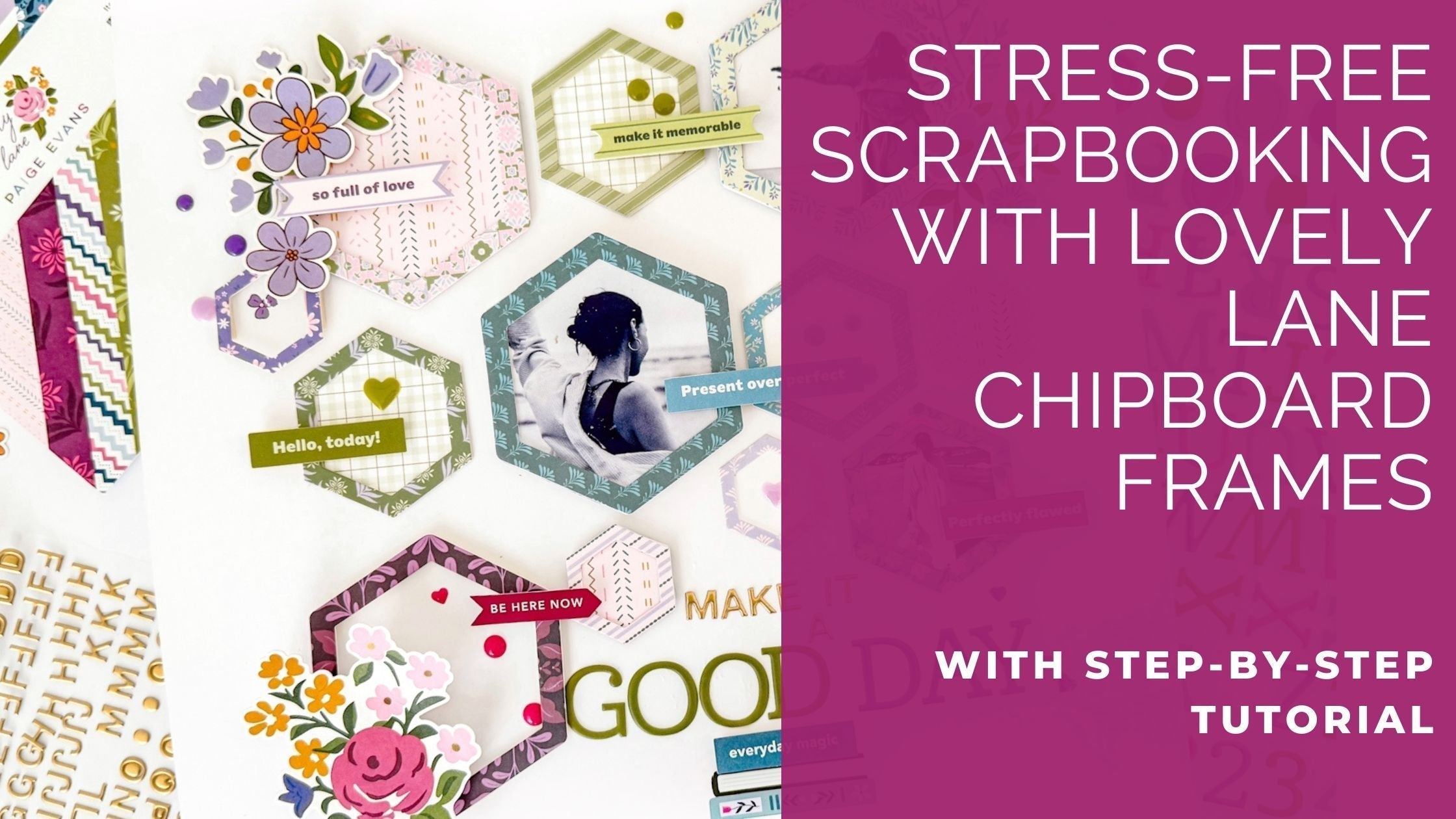 Creating a Multi-Photo Layout with Chipboard Stickers | Susi Becerra
