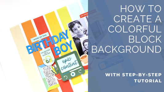 How to Create a Colorful Block Background | Eva Pizarro