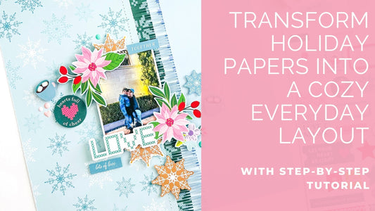 Creative Everyday Scrapbooking with Christmas-Themed Supplies | Karlla Dauer