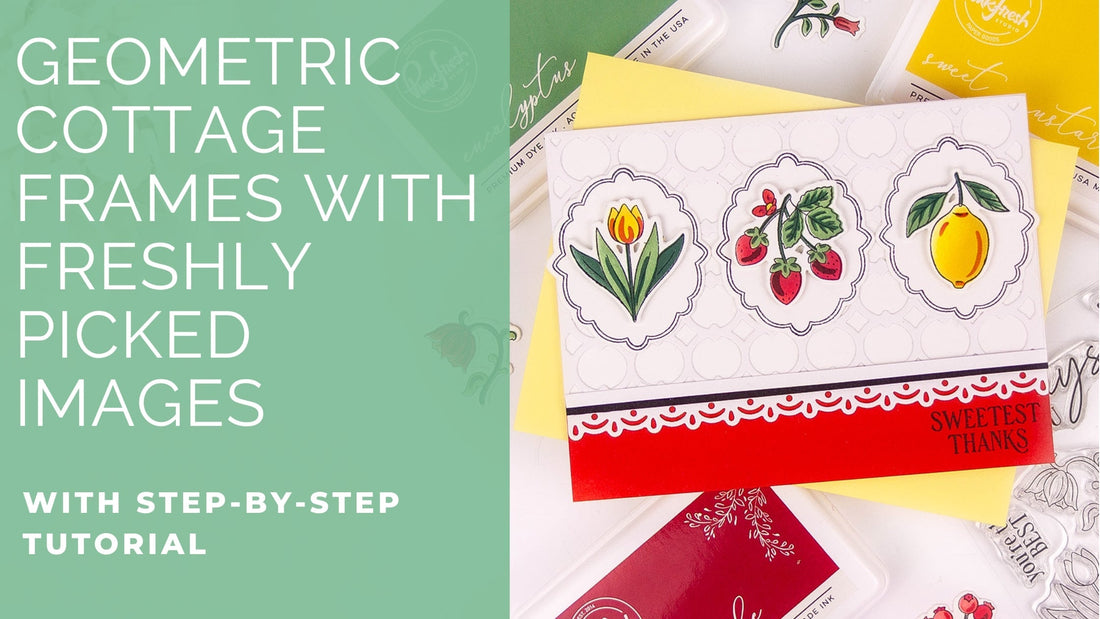 Geometric Cottage Frames with Freshly Picked Images | Rachel Alvarado