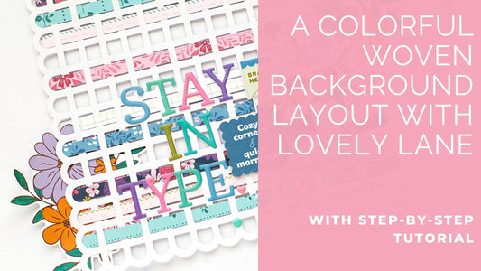 Turning a Coverplate Die into a Scrapbook Background | Eva Pizarro