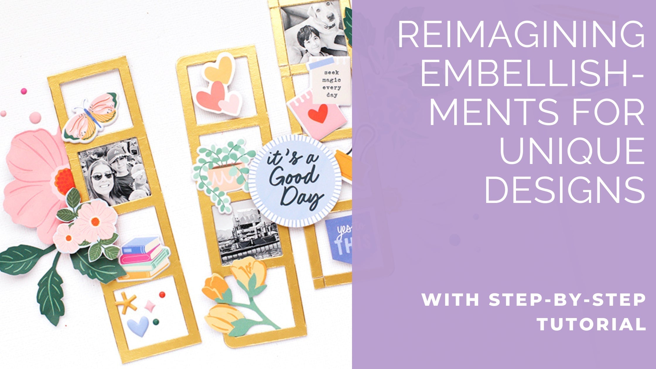 Fresh Ways to Look at Your Embellishments | Eva Pizarro – Pinkfresh Studio