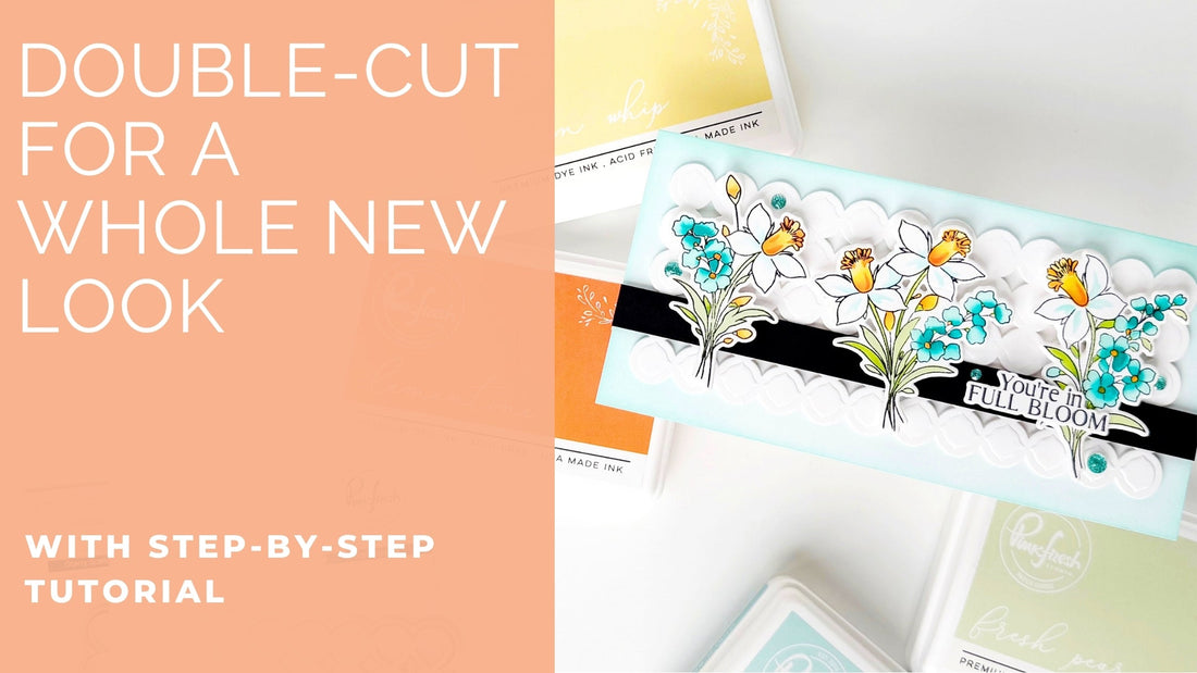 Double-Cutting a Coverplate Die for a Custom Mini Slimline Background