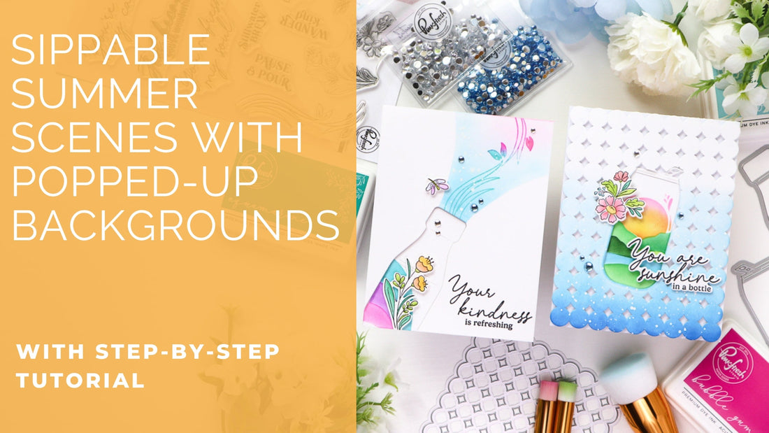 Sippable Summer Scenes with Popped-Up Backgrounds | TaeEun Yoo