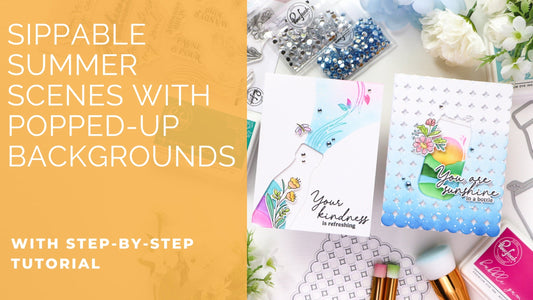 Sippable Summer Scenes with Popped-Up Backgrounds | TaeEun Yoo